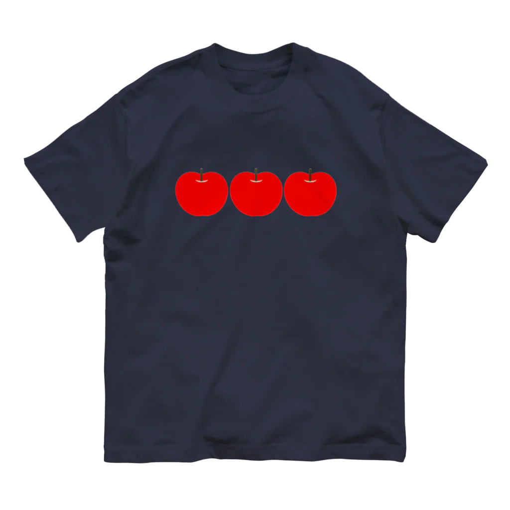 KANON21の赤りんごさん Organic Cotton T-Shirt