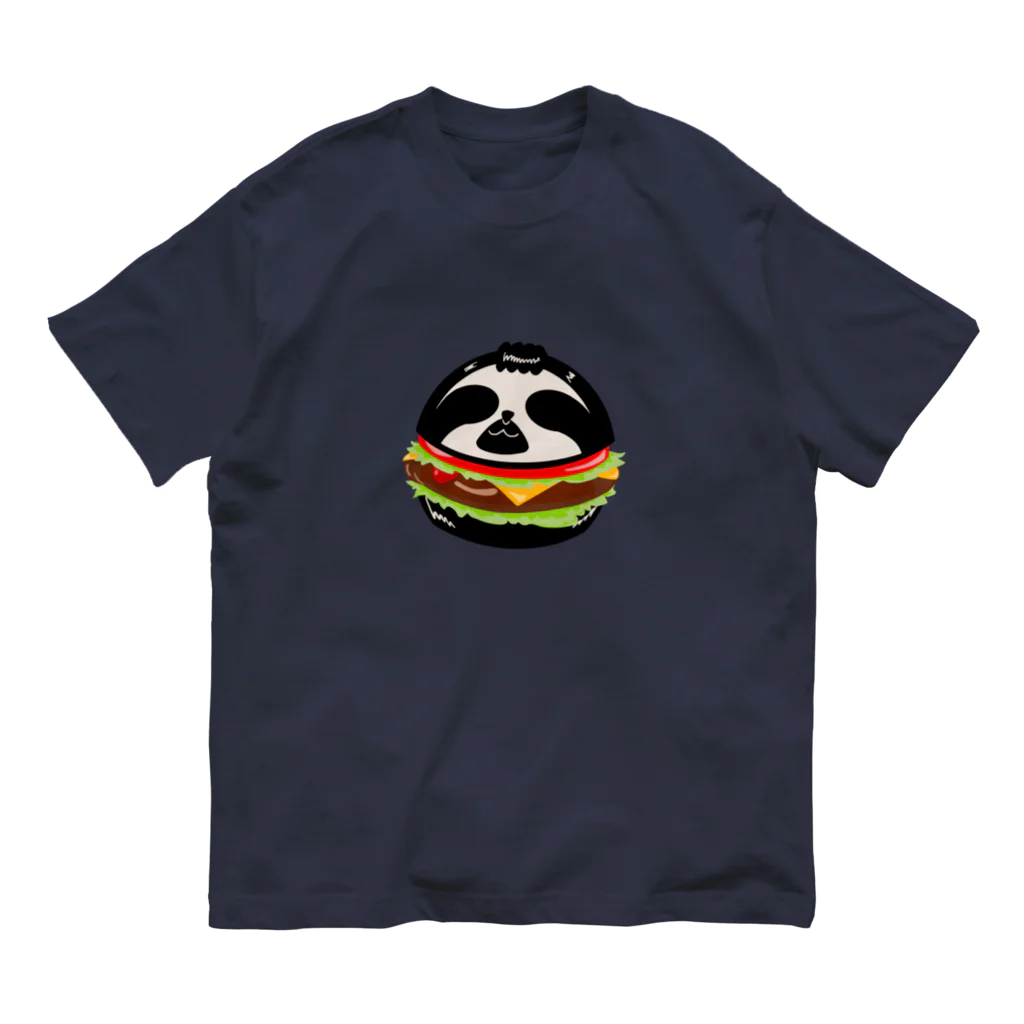 北沢よがのハンバーガーになったぺれぞう オーガニックコットンTシャツ