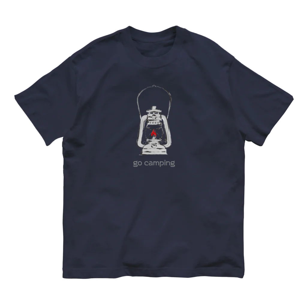 go campingのランタン（01） Organic Cotton T-Shirt