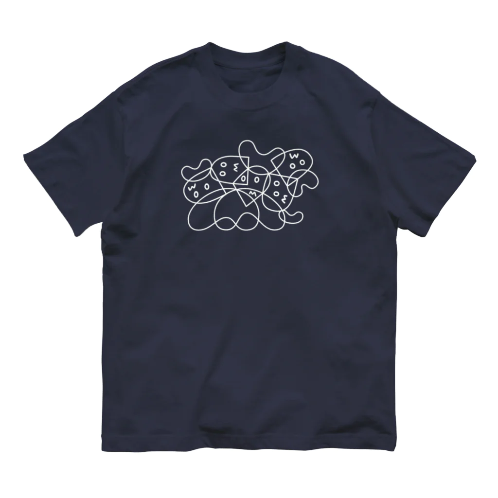 ゴロ展のグッズ｜入船ゴローのオーガニックT／c_005（ラインシリーズ） Organic Cotton T-Shirt