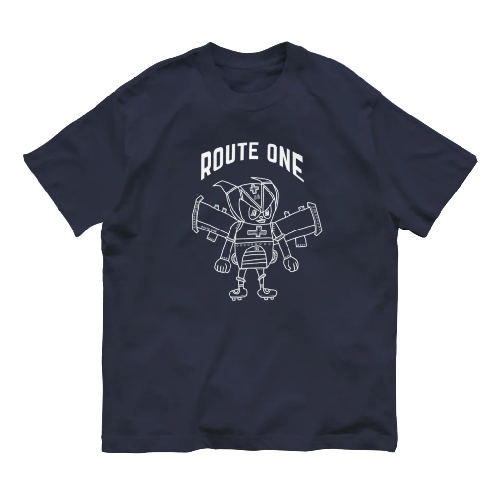 oekaki/ROUTE ONEのPLUS55号 オーガニックコットンTシャツ