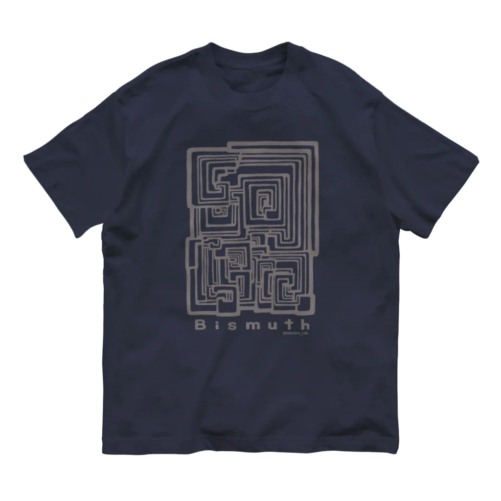 Ishicoro Labの鉱物Tシャツ/ビスマス オーガニックコットンTシャツ
