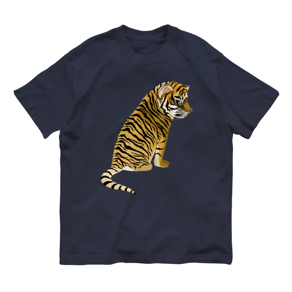 LalaHangeulの虎の子 Organic Cotton T-Shirt