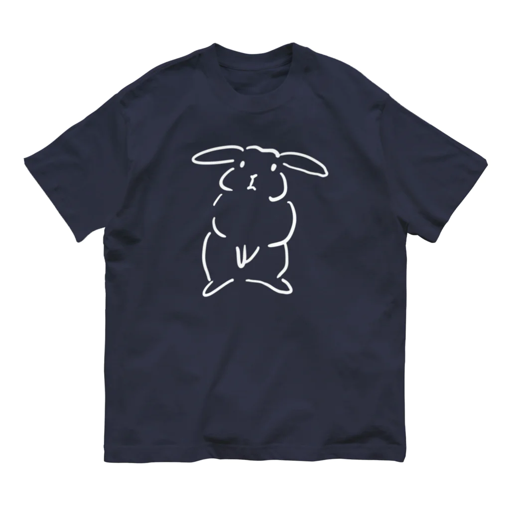 ふぇんすとあ！の立ち上がるふぇん！(白抜き) オーガニックコットンTシャツ