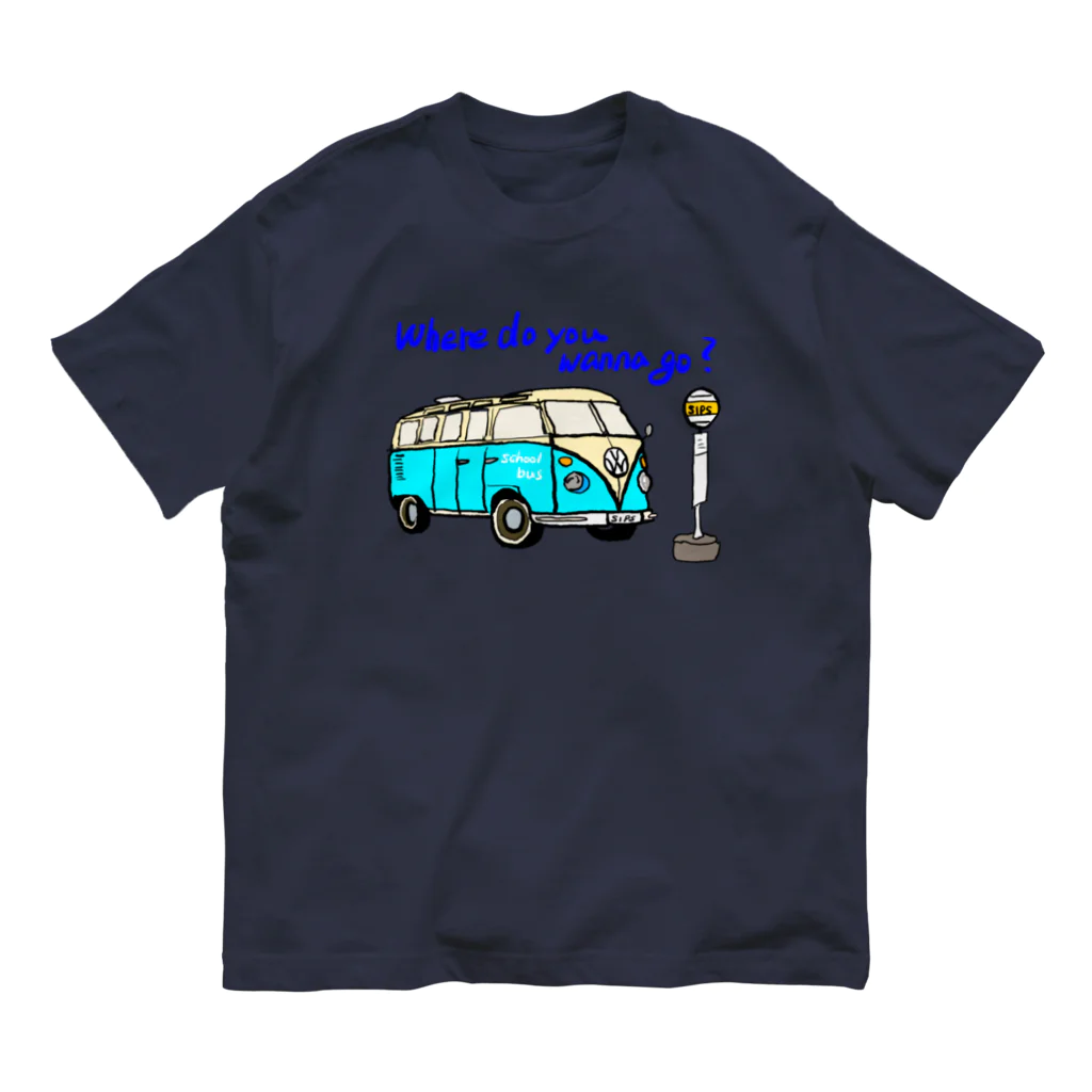 kubogon's shopのワーゲンバス オーガニックコットンTシャツ