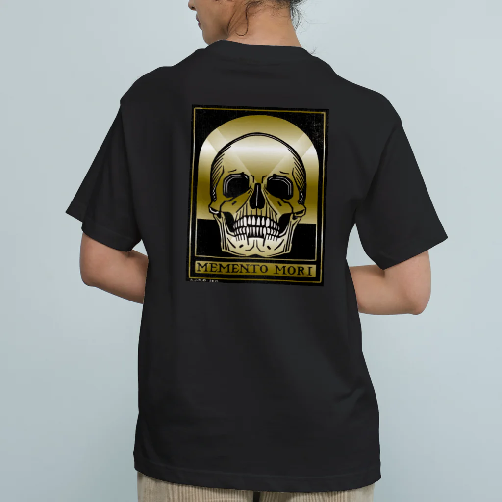 アニマル四字熟語のJulie de Graagのメメントモリ　MEMENTOMORI　 オーガニックコットンTシャツ