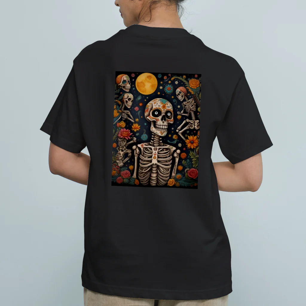 Skull sectionの満月とドクロ Organic Cotton T-Shirt