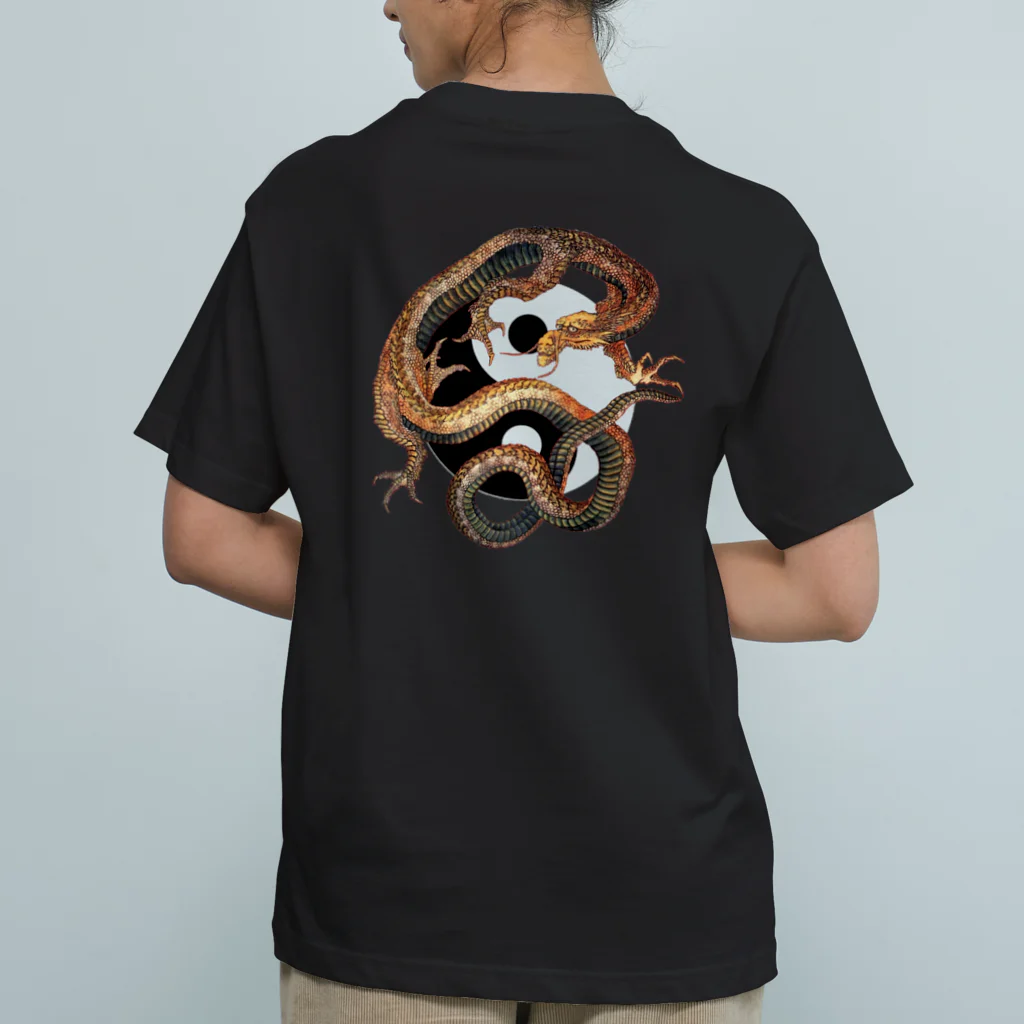 R.MUTT2024のタオ北斎龍 オーガニックコットンTシャツ