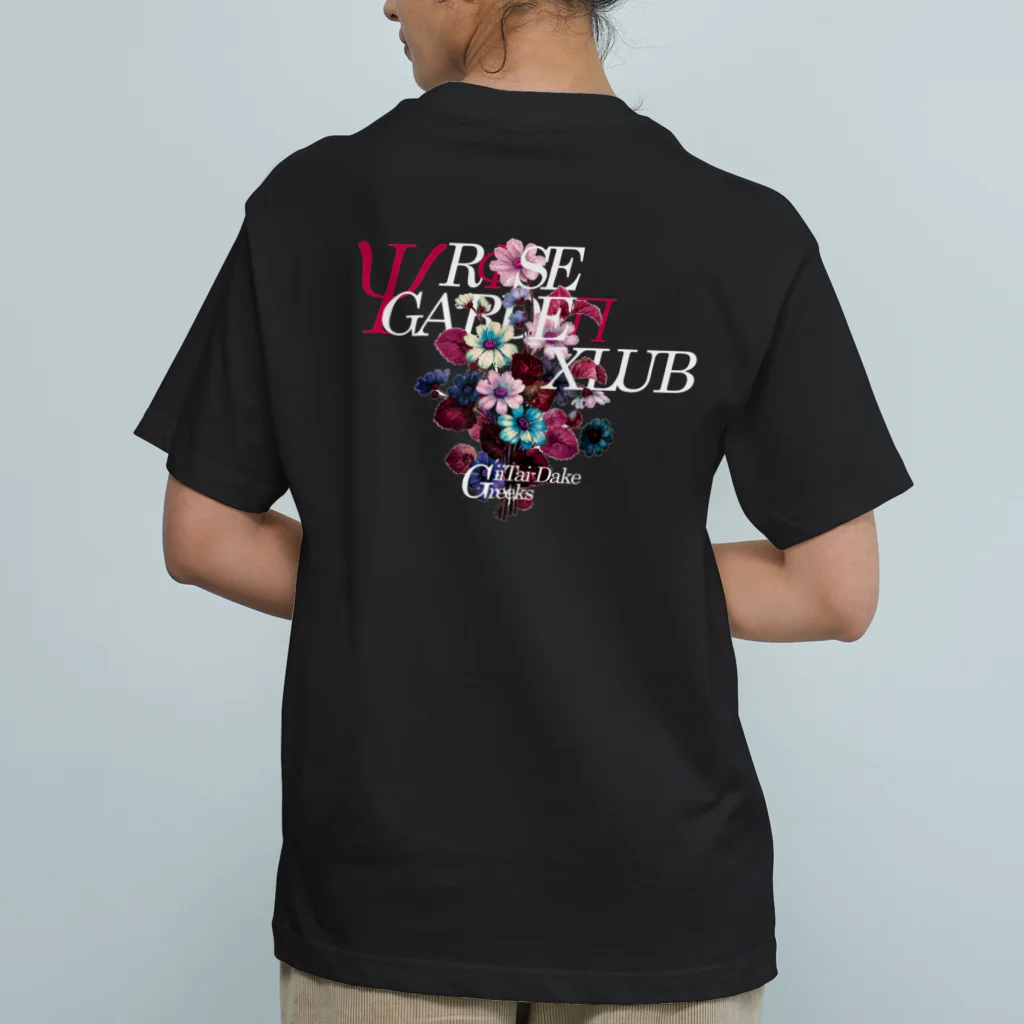 Samurai GardenサムライガーデンのROSE GARDEN XLUB オーガニックコットンTシャツ