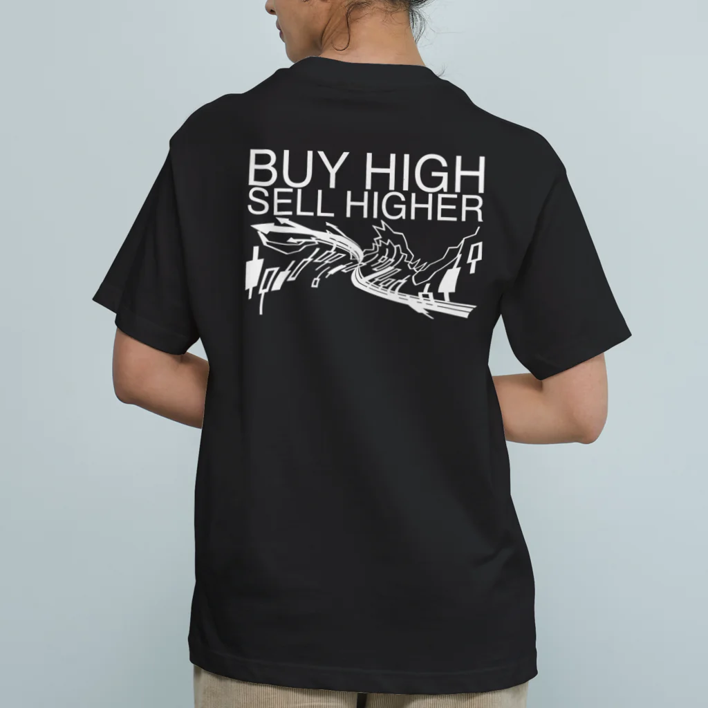 AURA_HYSTERICAのBuy high, sell higher オーガニックコットンTシャツ