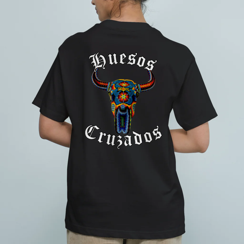 Huesos Cruzadosの#288 Huesos Cruzados  オーガニックコットンTシャツ