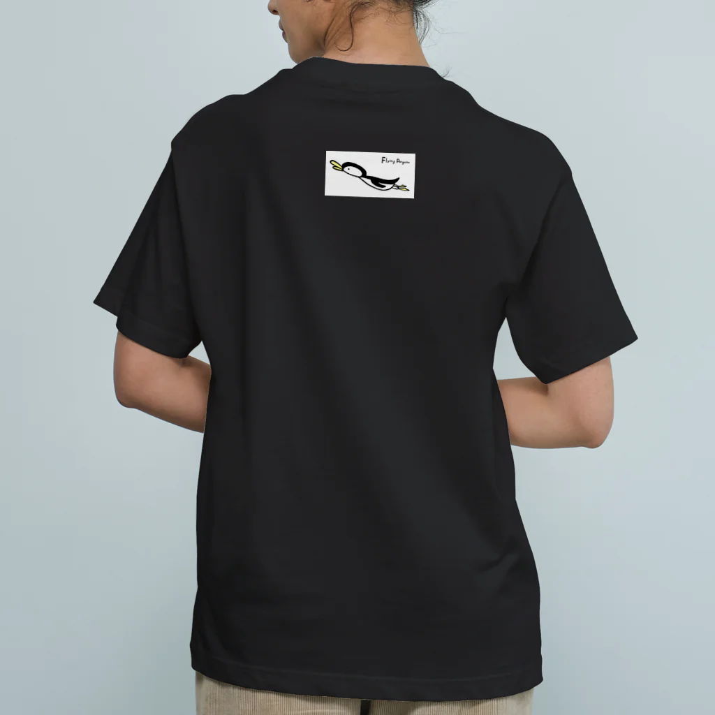 空とぶペンギン舎のFlying penguins オーガニックコットンTシャツ