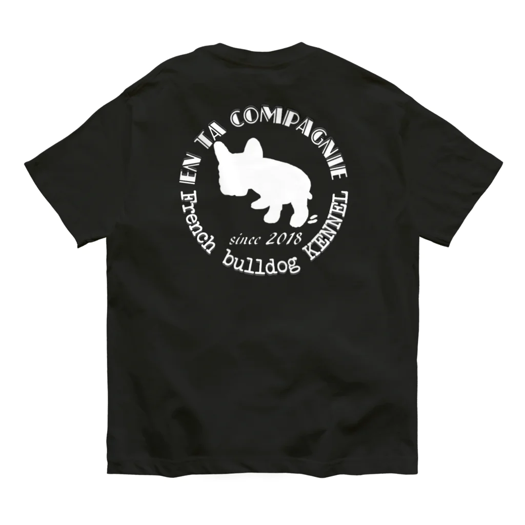 entacompagnie_kennelのアンタコンパニーケンネル ロゴマーク オーガニックコットンTシャツ