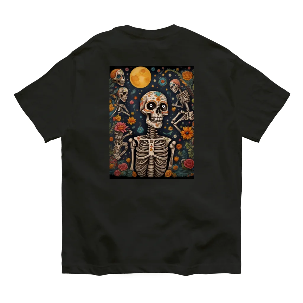 Skull sectionの満月とドクロ Organic Cotton T-Shirt