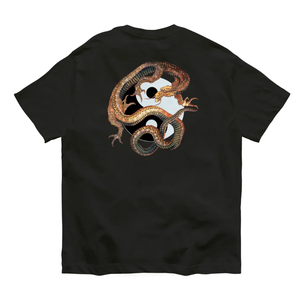 R.MUTT2024のタオ北斎龍 オーガニックコットンTシャツ