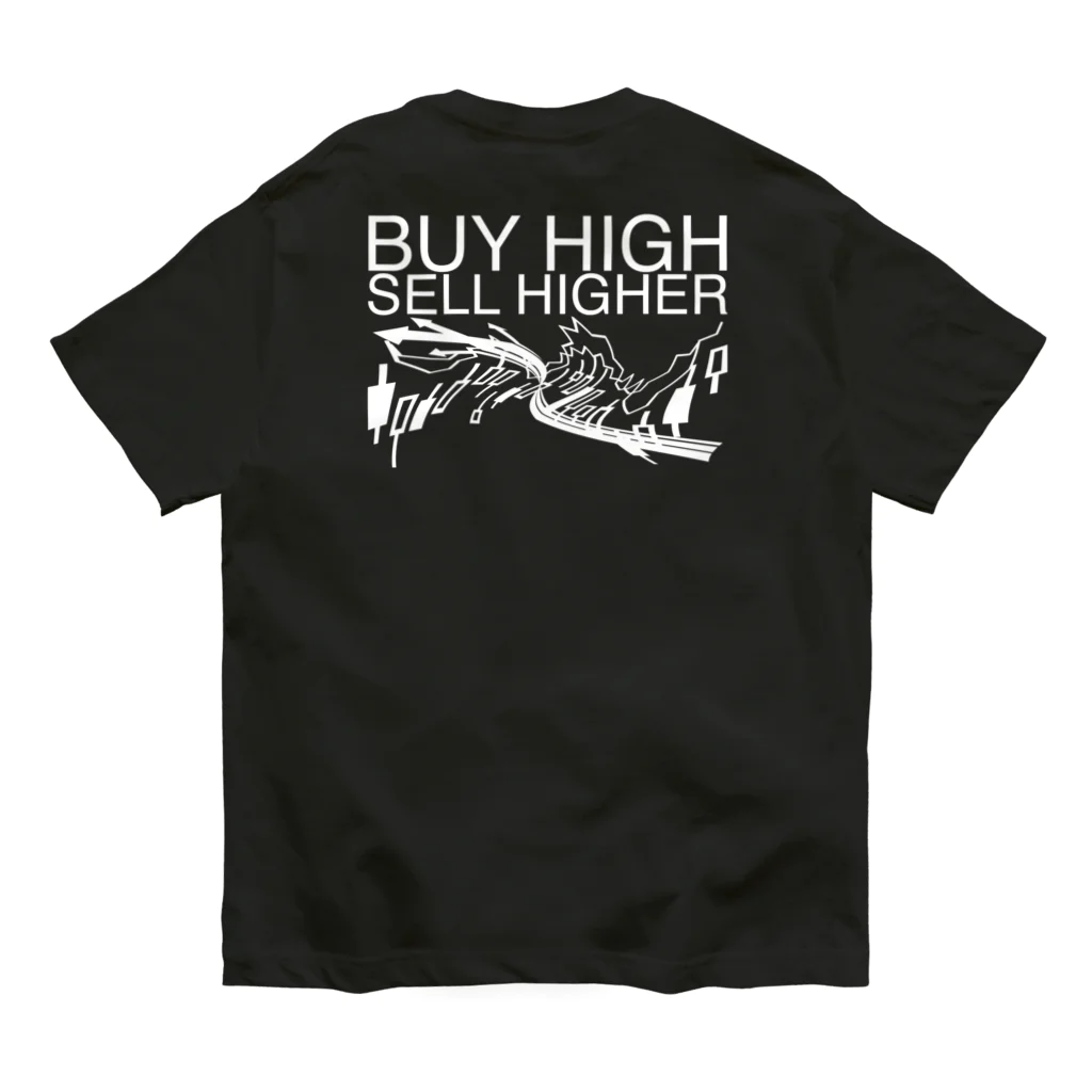 AURA_HYSTERICAのBuy high, sell higher オーガニックコットンTシャツ