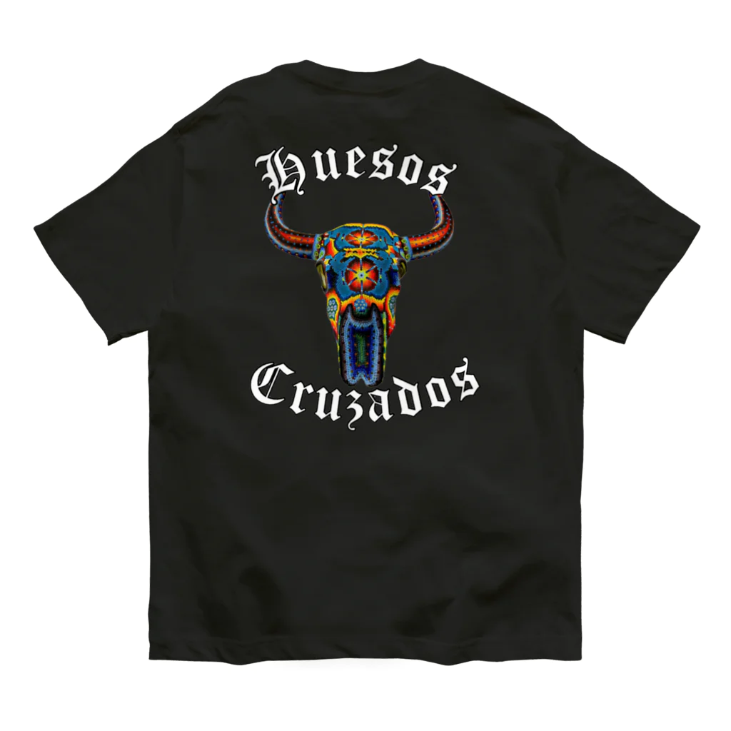 Huesos Cruzadosの#288 Huesos Cruzados  オーガニックコットンTシャツ