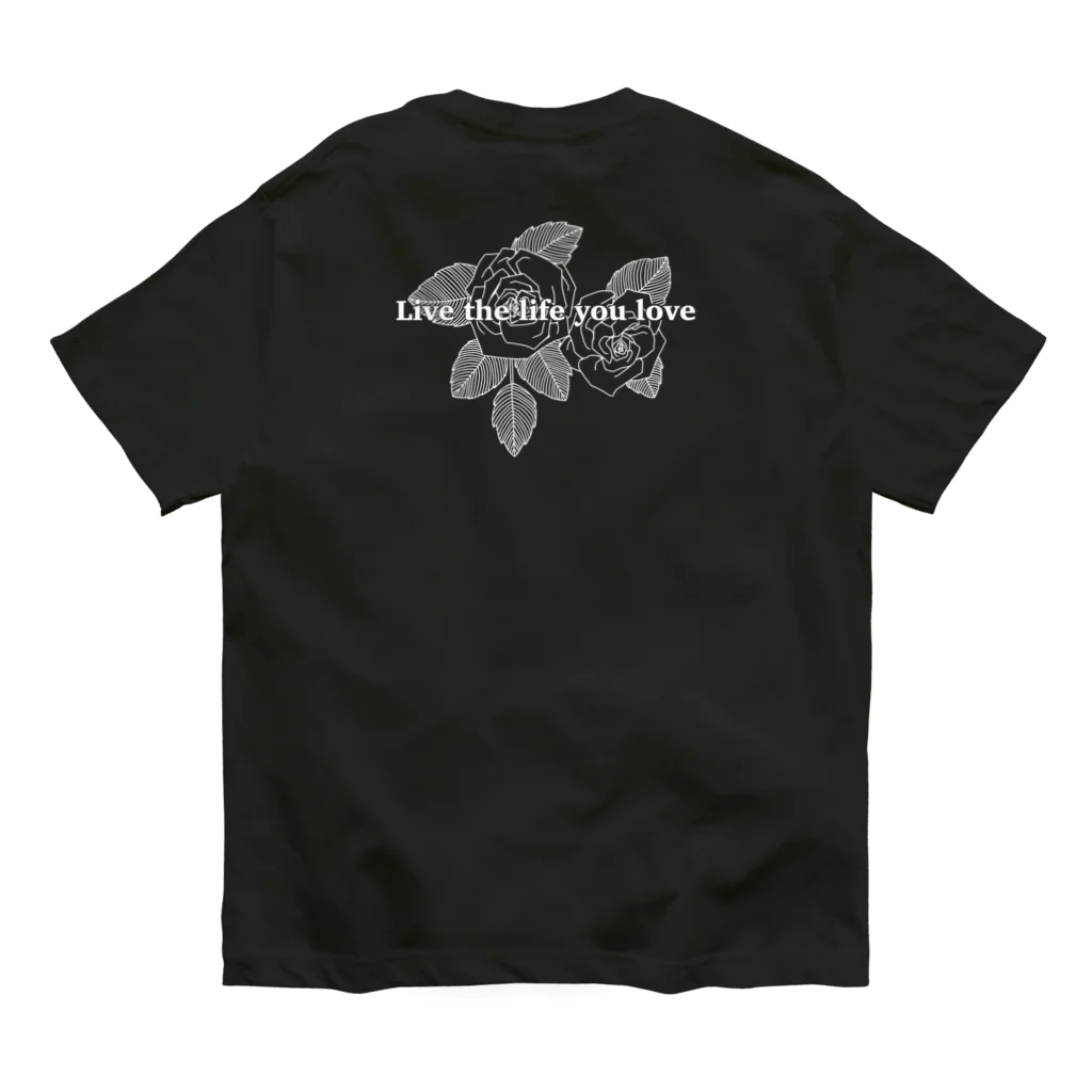 CARPE DIEMのドクロエンジン黒 Organic Cotton T-Shirt