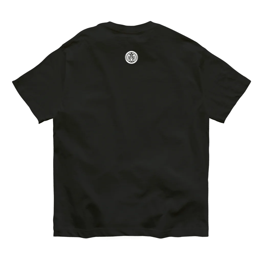 【公式】まるいねこのサウナへ Come on！〜家紋〜 Organic Cotton T-Shirt