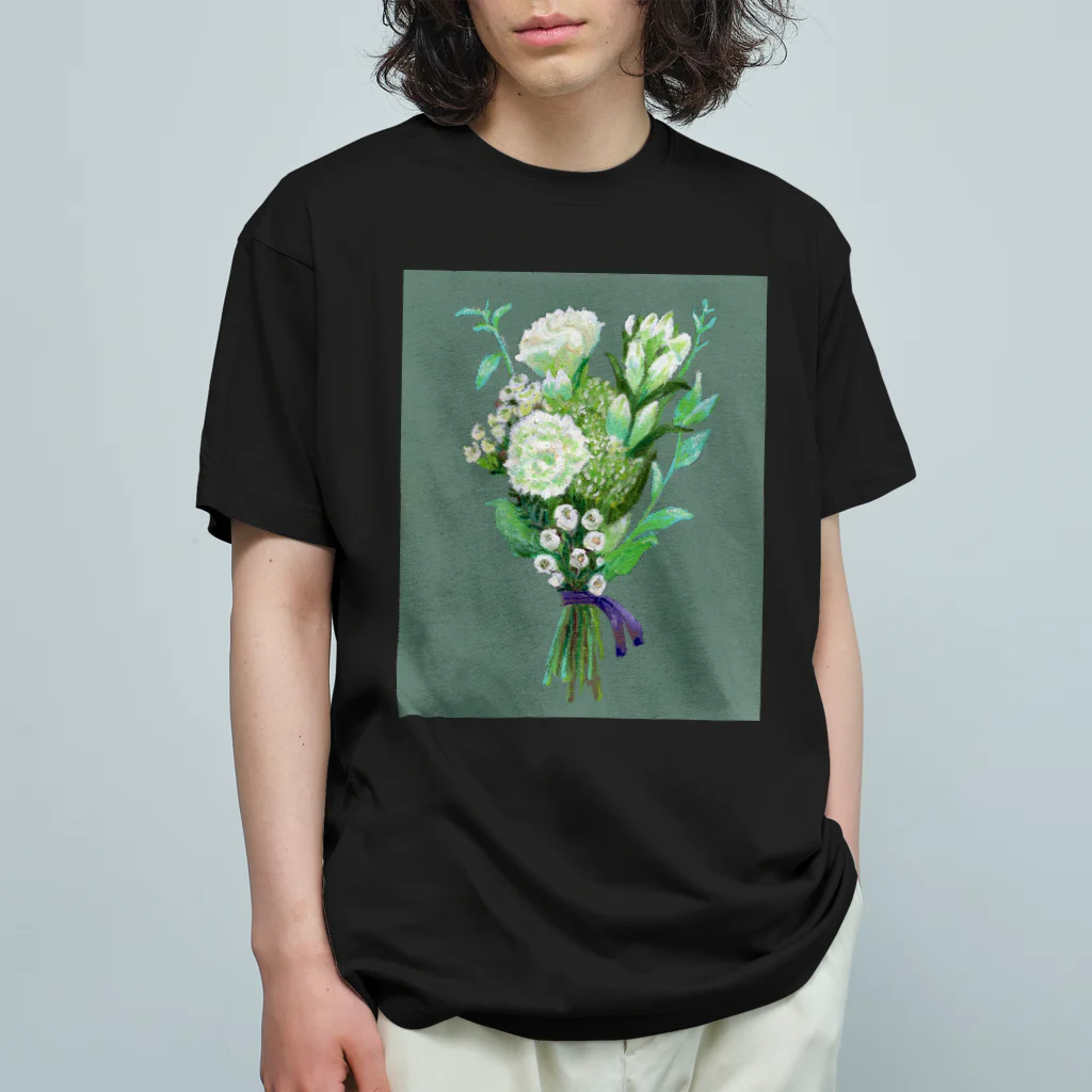 siroiroのみどりの花束 オーガニックコットンTシャツ