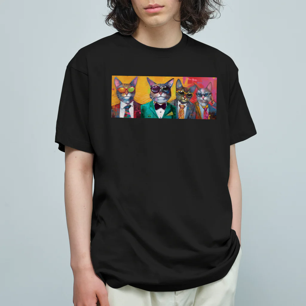 CONACHIの猫たちもおしゃれが大好き Organic Cotton T-Shirt