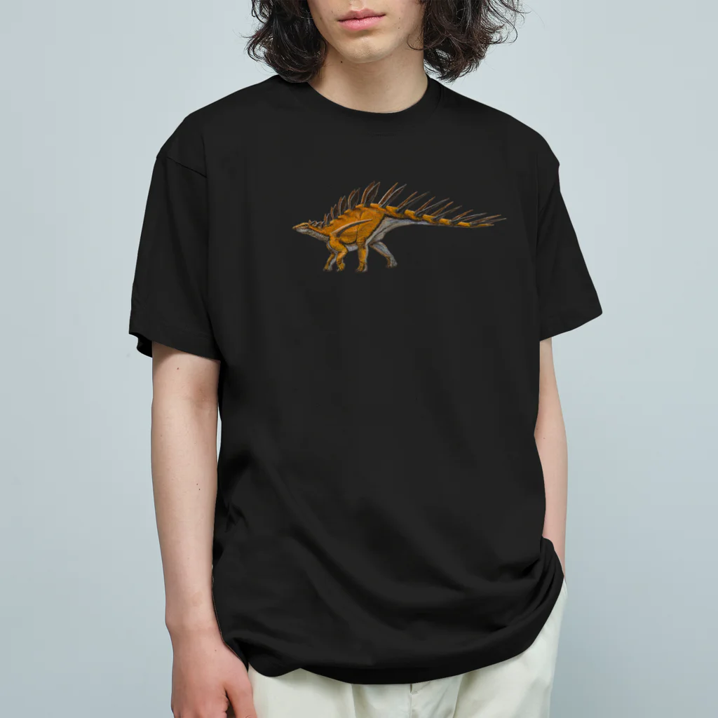 segasworksのKentrosaurus　ケントロサウルス（アクリル画） Organic Cotton T-Shirt