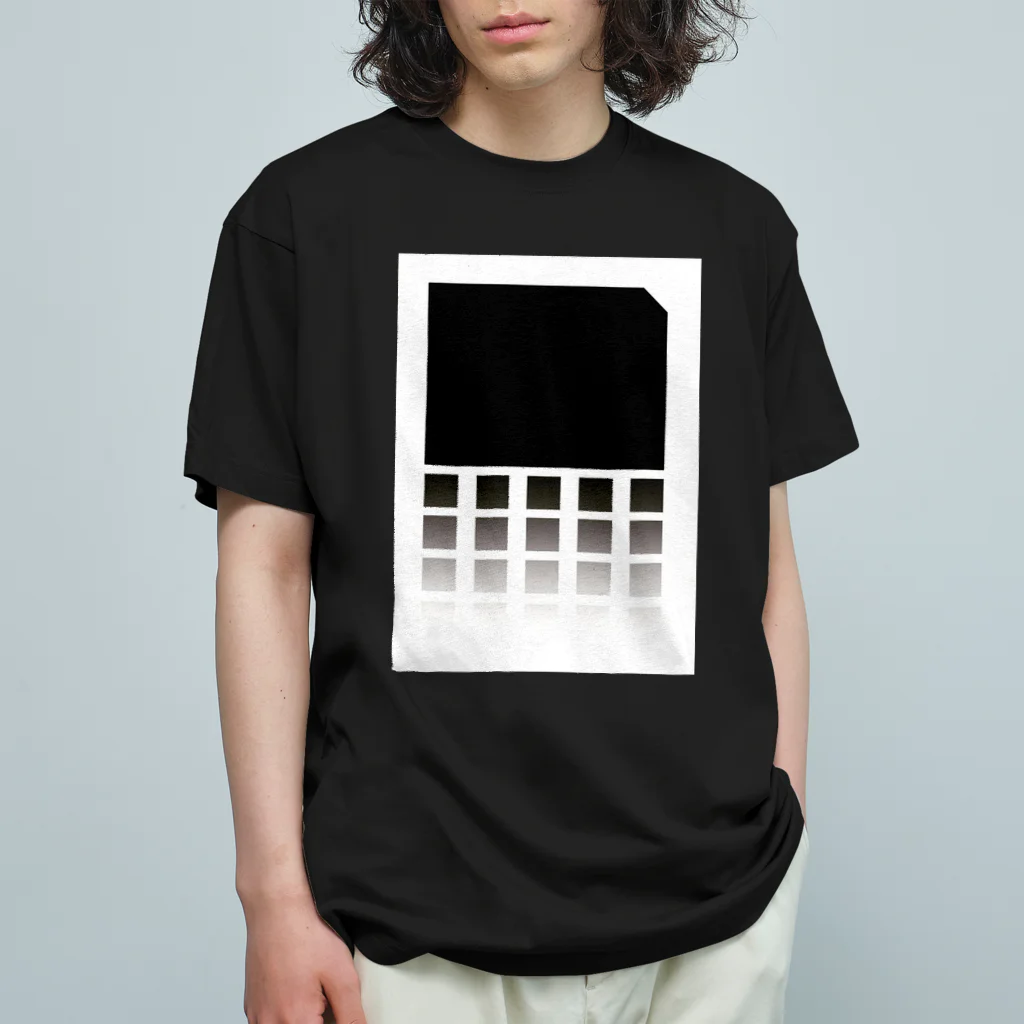 technophilia philosophyのsquare fade 01 オーガニックコットンTシャツ