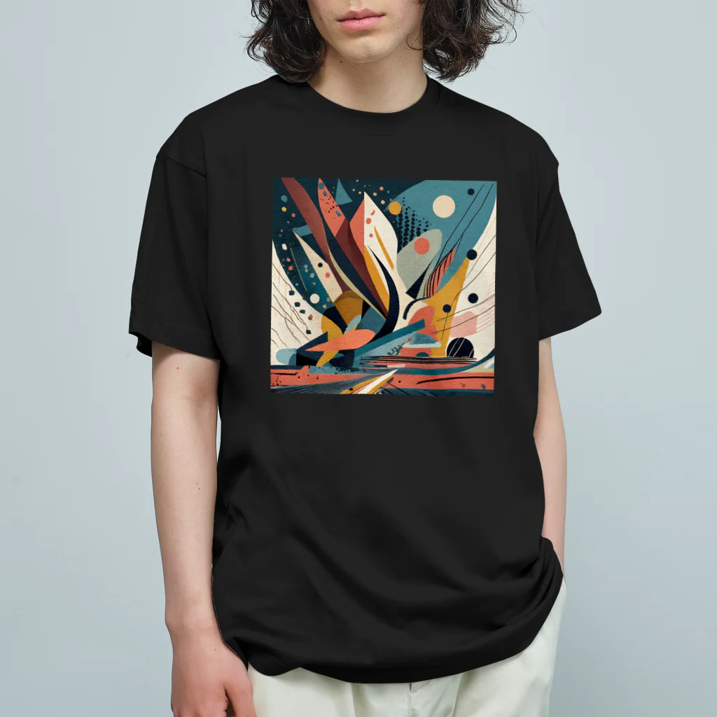 のんびりアート工房のガラクタアート Organic Cotton T-Shirt