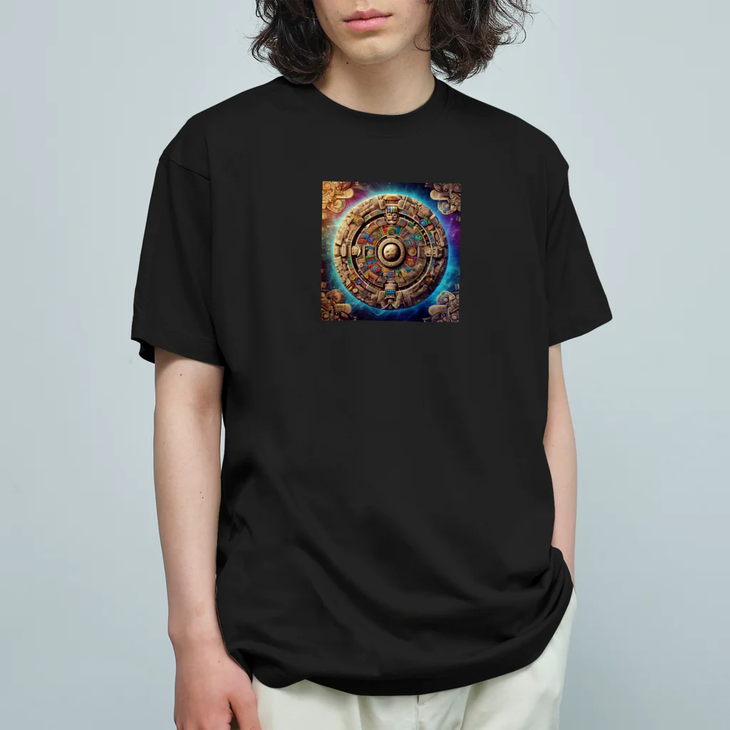 終わらない夢🌈のマヤカレンダー的なイラスト Organic Cotton T-Shirt