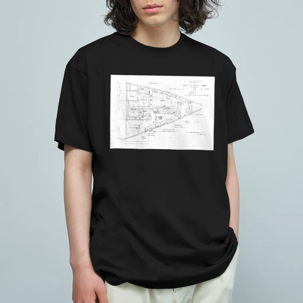 nawonkoのBARの見取り図 オーガニックコットンTシャツ