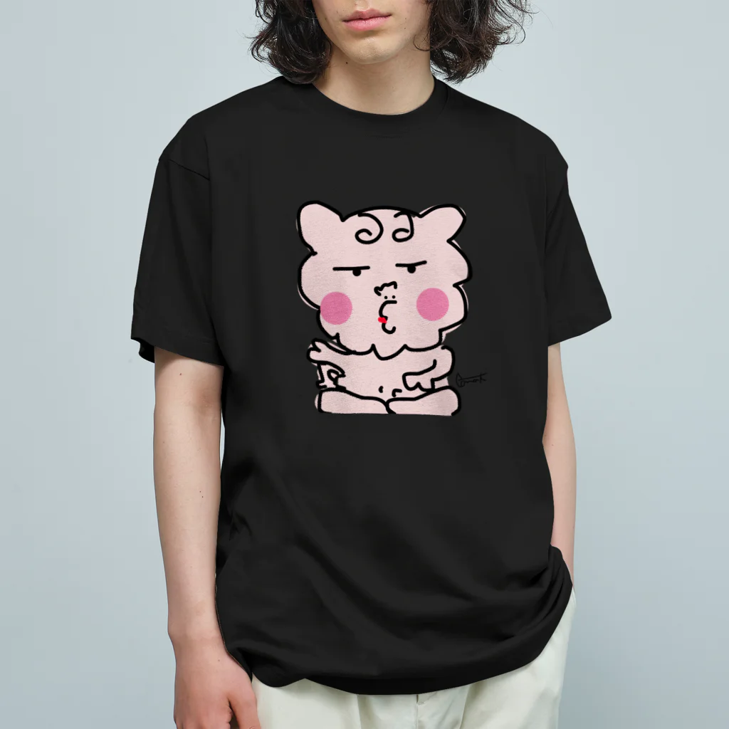 comaoの狛犬　ベビー狛ったん Organic Cotton T-Shirt