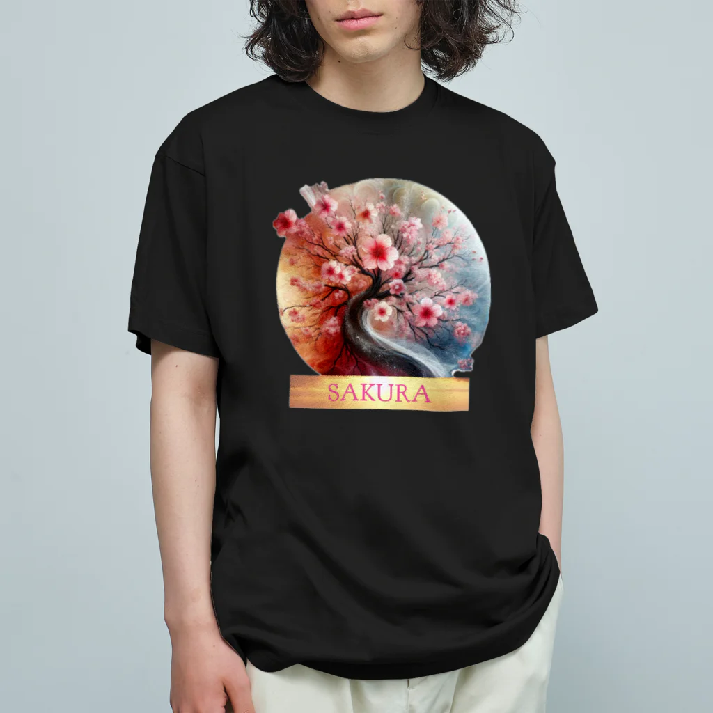 gates_of_heavenのSAKURA Organic Cotton T-Shirt