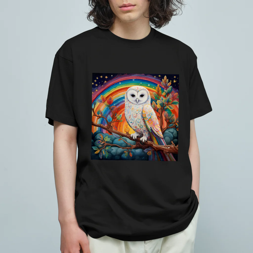 chinita_kakarのフクロウシリーズ６ Organic Cotton T-Shirt