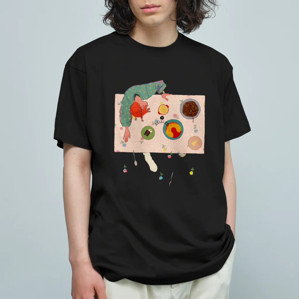 色田/SHIKIDAのいとおしい食卓 オーガニックコットンTシャツ