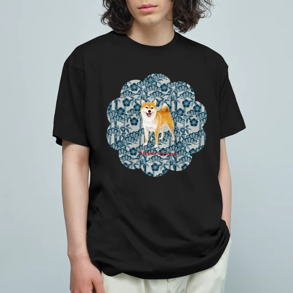 Atelier-Queueの柴犬（松竹梅）Ⅲ Organic Cotton T-Shirt