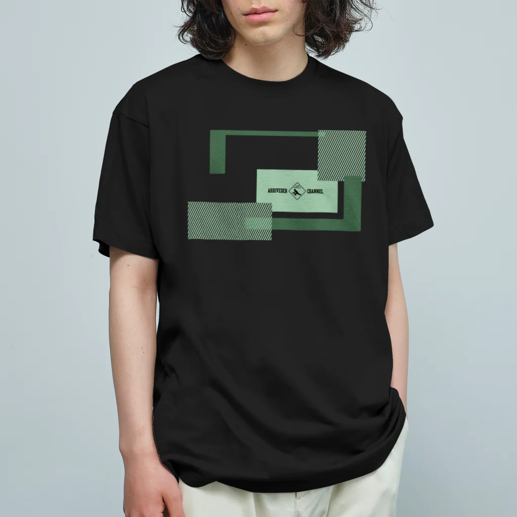 アリーヴェデルチャンネルSHOPのCYBER WINDOW GRN オーガニックコットンTシャツ