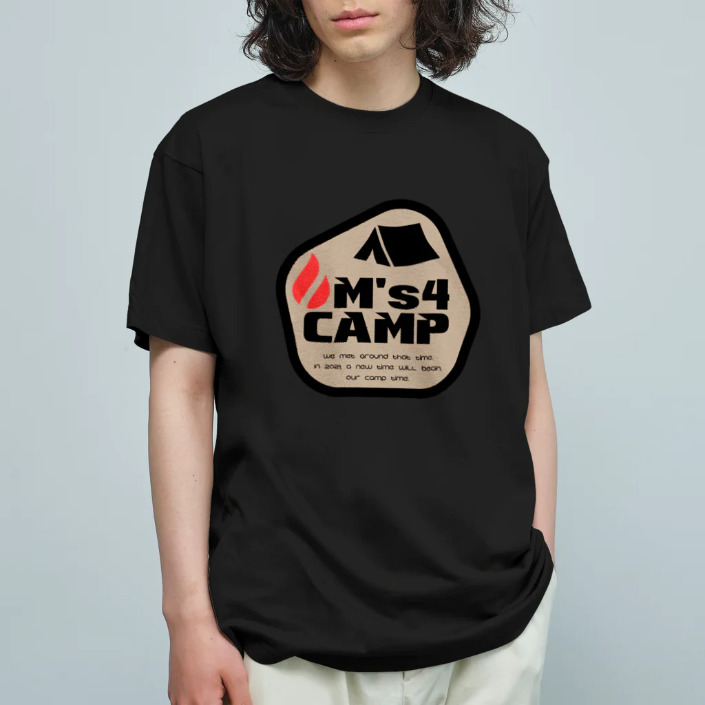 M's4 CAMP official shopのM's4CAMP カーキ Organic Cotton T-Shirt