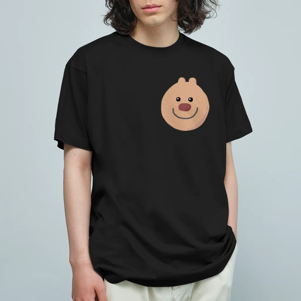 クオッカくおっかのまんまるクオッカ オーガニックコットンTシャツ