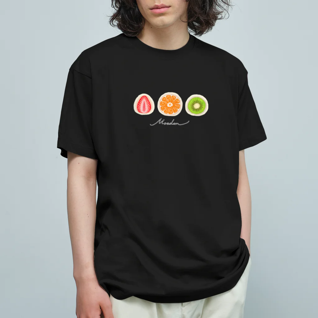 のぐちさきのMoedan~フルーツ大福~3コ Organic Cotton T-Shirt