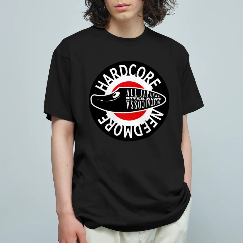 572-5のHARDCORE_NEEDMORE オーガニックコットンTシャツ