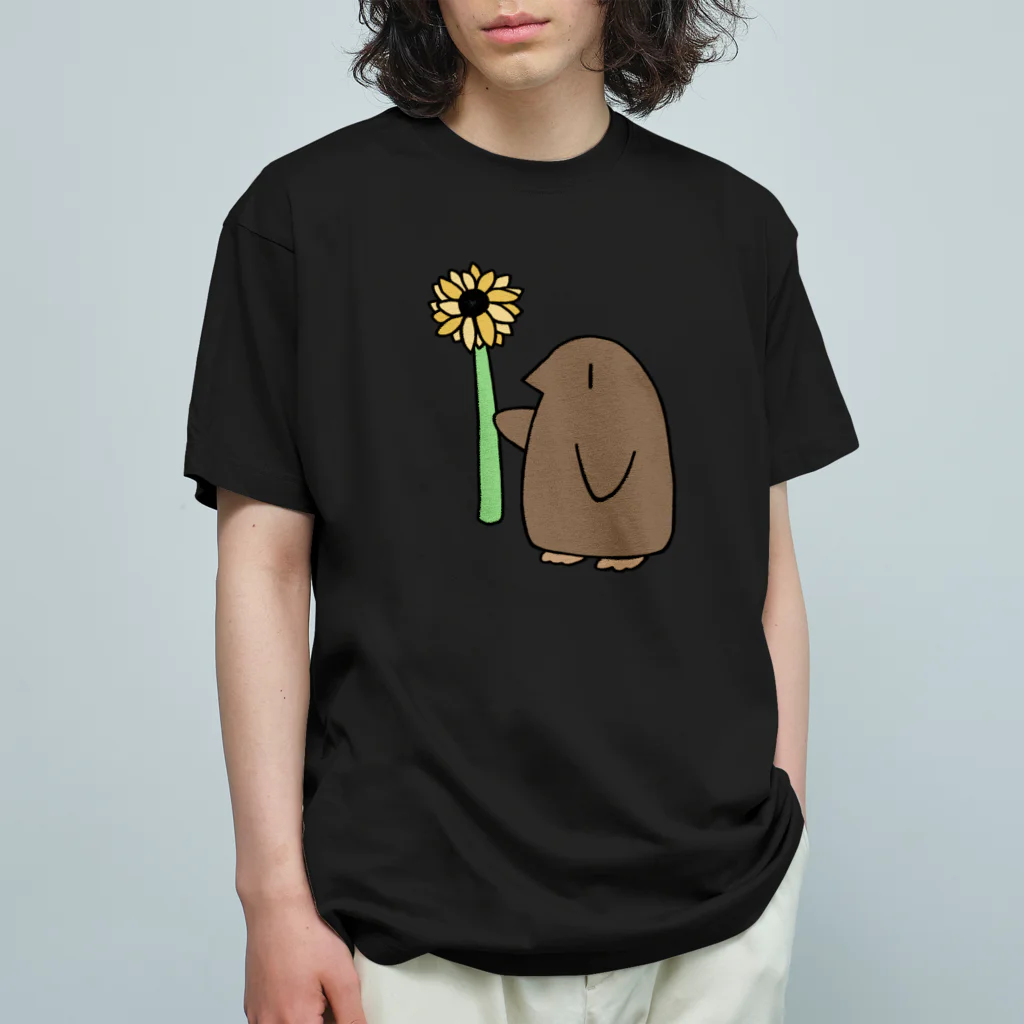 ペンギンバスのペンギンバスひまわり オーガニックコットンTシャツ