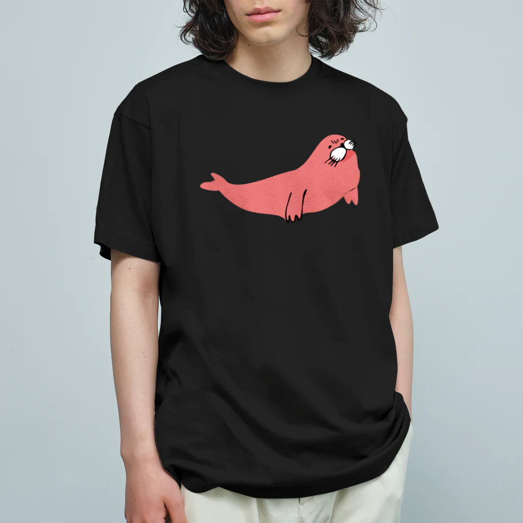 neconos Goodsのあざらしのひと オーガニックコットンTシャツ