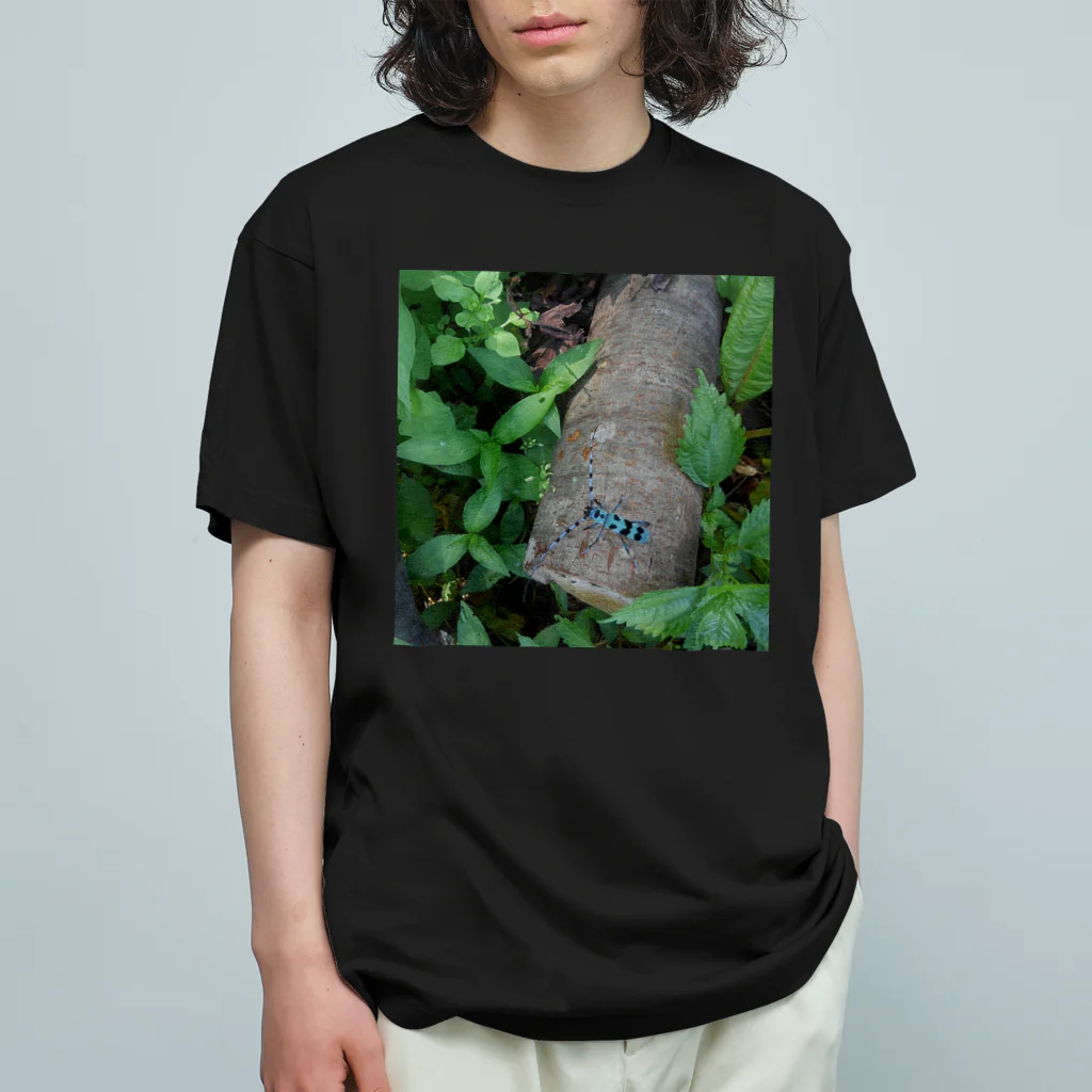 ミクロのルリボシカミキリくん Organic Cotton T-Shirt