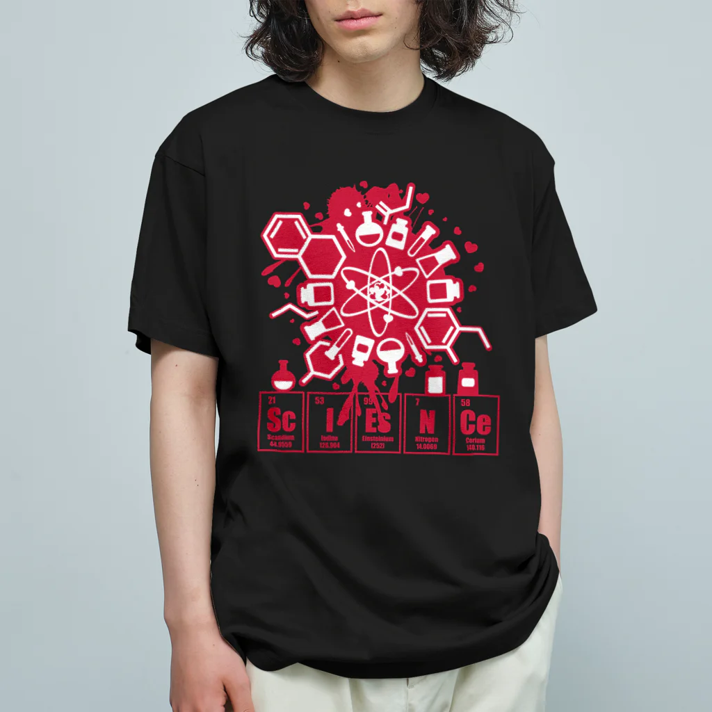 AURA_HYSTERICAのScIENCe オーガニックコットンTシャツ