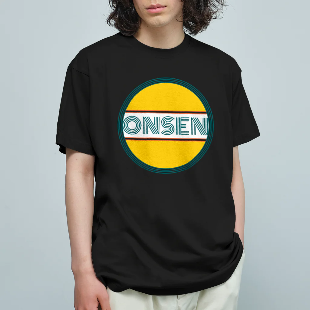 温泉グッズ@ブーさんとキリンの生活のONSEN Organic Cotton T-Shirt