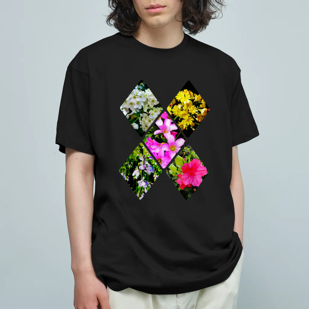 LalaHangeulの野の花シリーズ　X(エックス) Organic Cotton T-Shirt