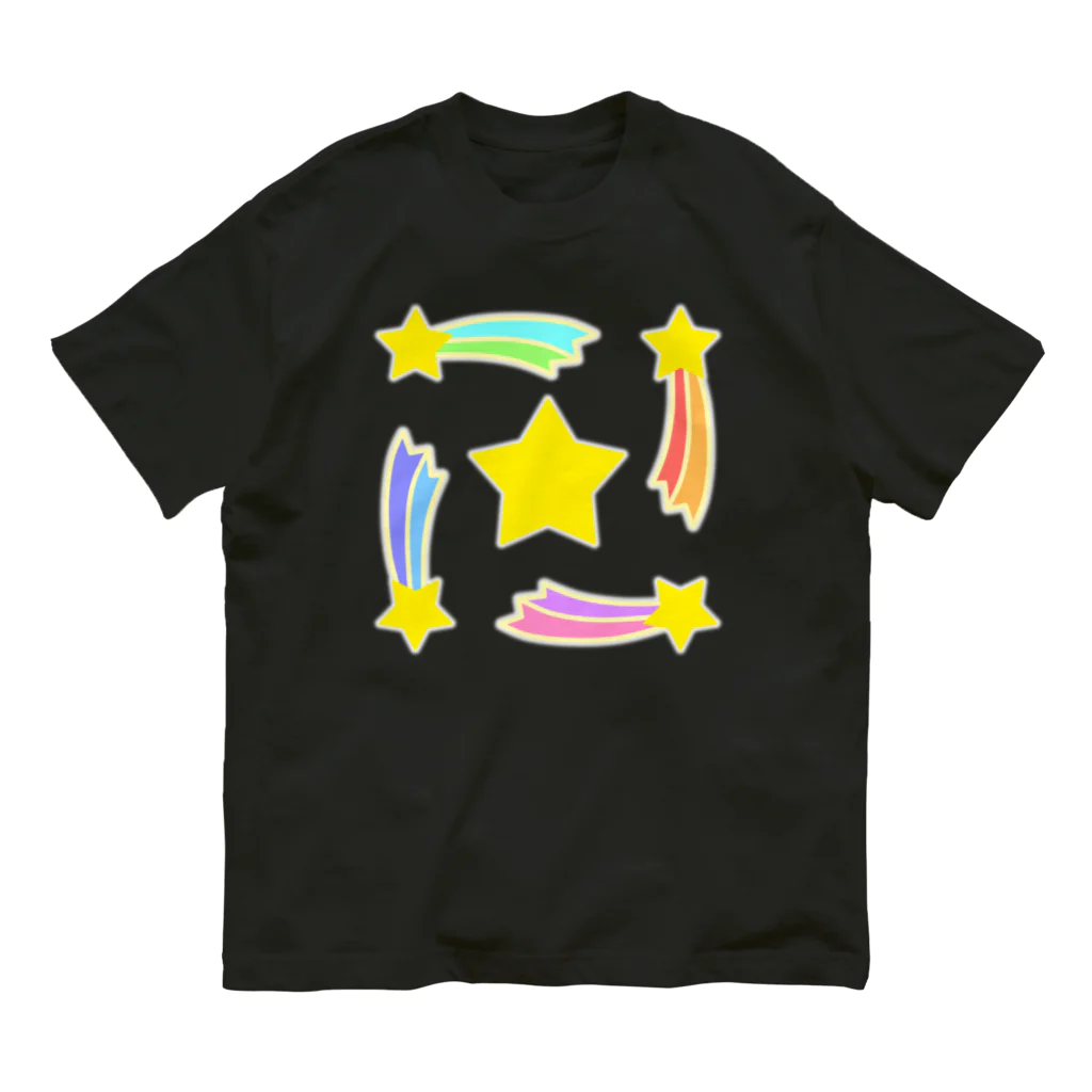 武者小路夕桐の流れ星 Organic Cotton T-Shirt