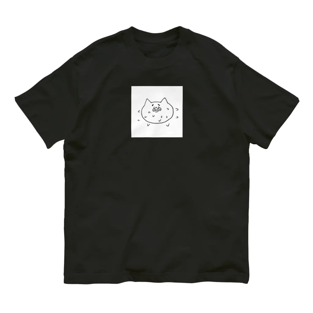 ペロペロネコくんのペロペロネコ　白背景ver Organic Cotton T-Shirt