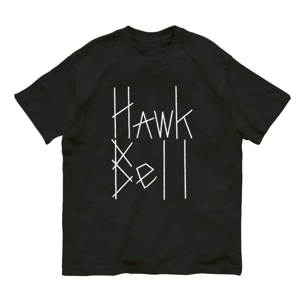 T.U.W².O.B.A. AP SHOPのHawk Bell Logo White オーガニックコットンTシャツ