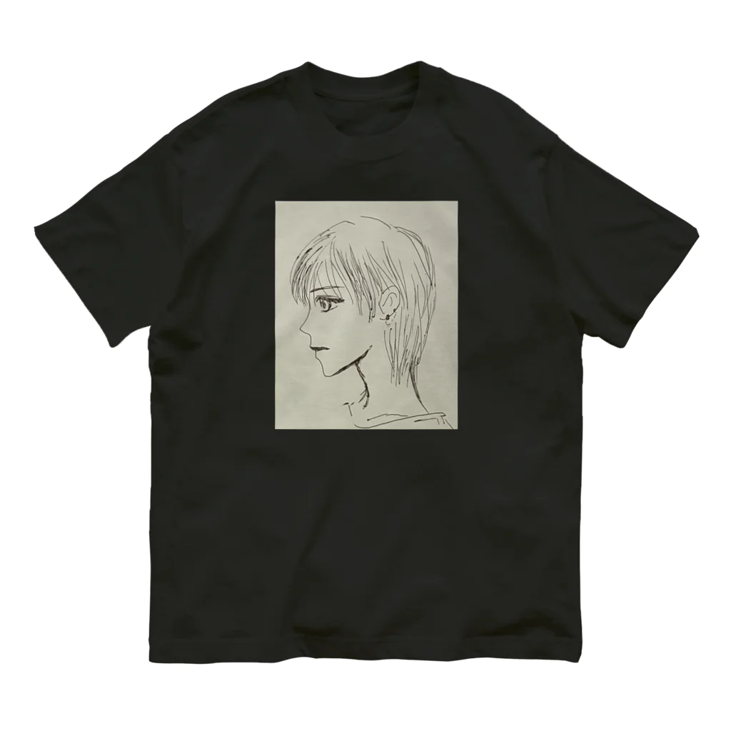 うさみみツインズᕱ⑅ᕱ .｡ഒの物憂げくん Organic Cotton T-Shirt